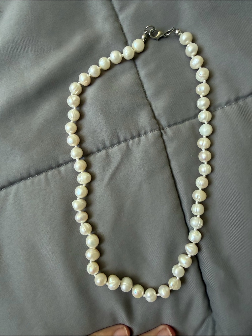 New Classic real White Pearl Necklace - Elegant Women's Jewelry